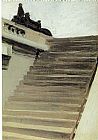 Edward Hopper Steps in Paris painting